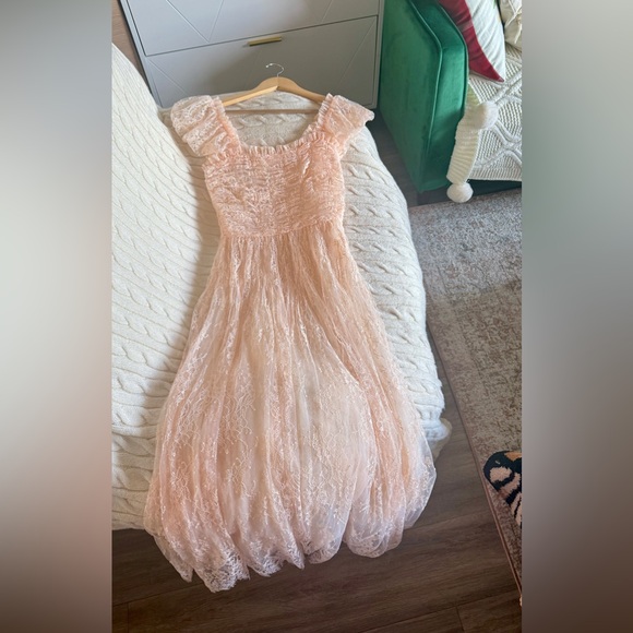 DOEN PAMELINA DRESS IN PETUNIA PINK LACE, size S, brand new, never worn. - Picture 15 of 15